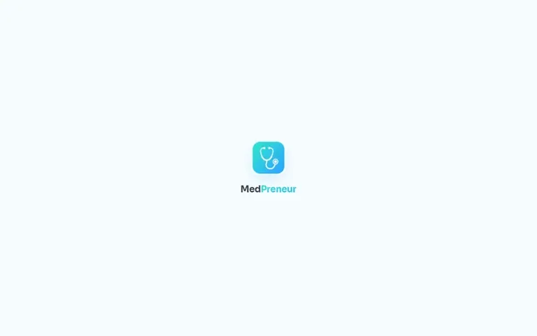 Screenshot of the MedPreneur homepage